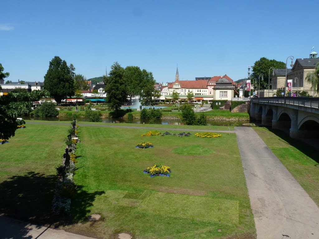 Bad Kissingen - Kurpark an der Ludwigsbrücke