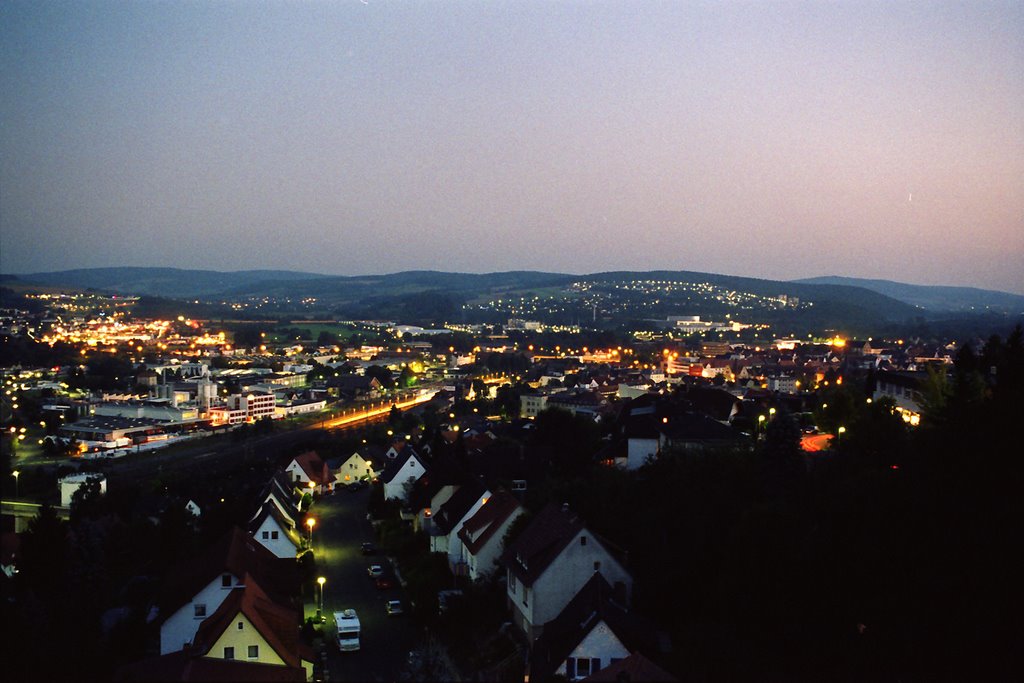 Blick über Bad Hersfeld am Abend