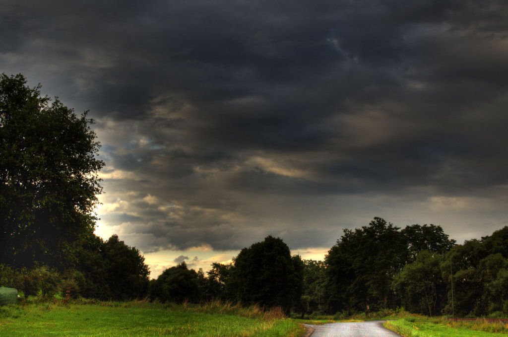 Abziehendes Gewitter