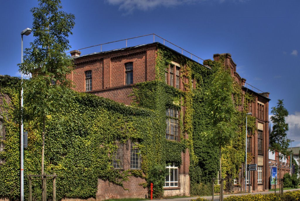 Denkmalgeschützte Werkhalle