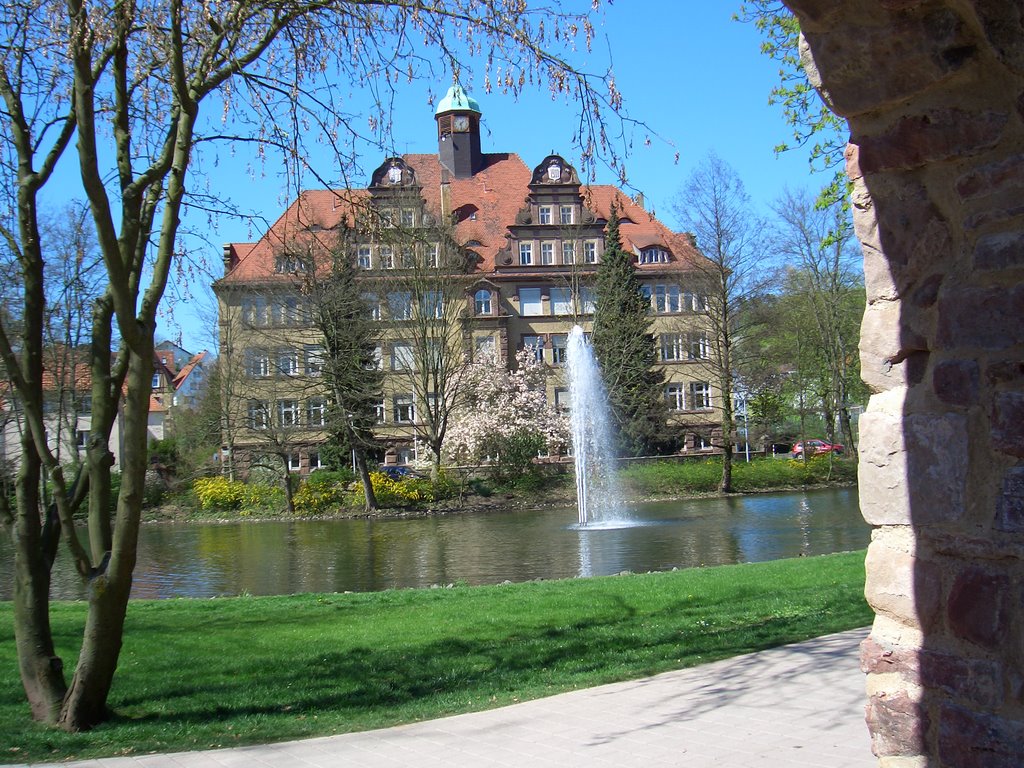 Bad Hersfeld, ehem. Nordschule - durch Stadtmauer