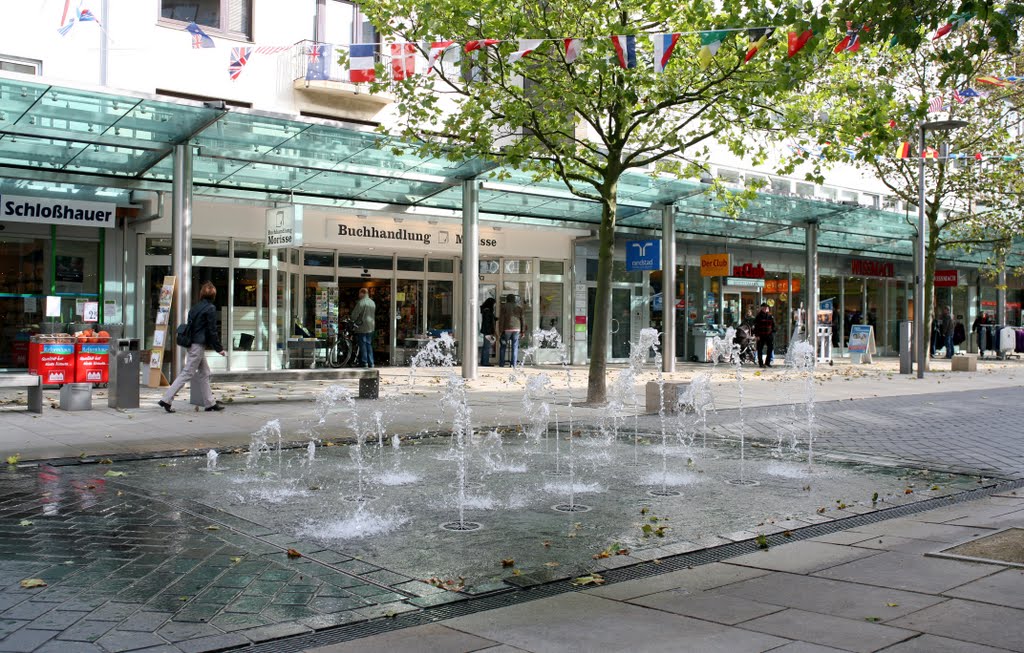 Wasserspiele in der Fussgängerzone Bremerhaven