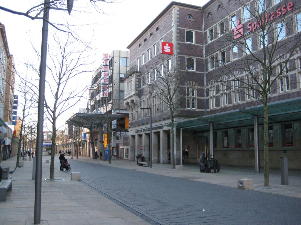 Bremerhaven - Fußgängerzone / "Städtische Sparkasse"