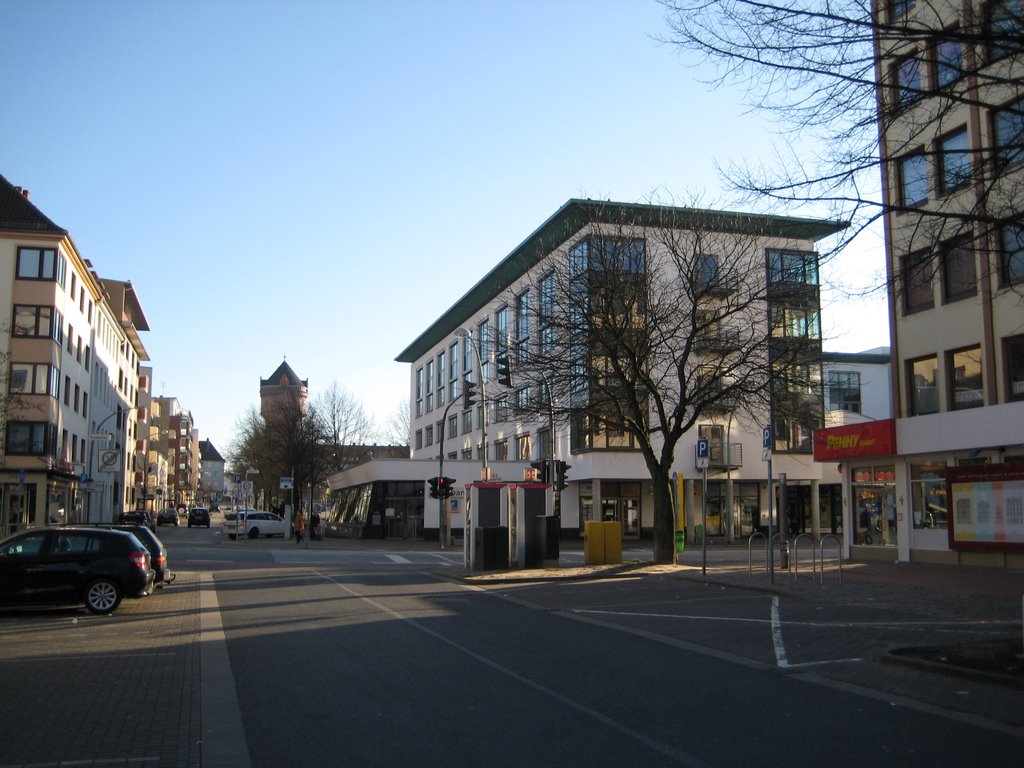 Bremerhaven - Geestemünde - Bülkenstraße / Blick Richtung  Konrad-Adenauer-Platz