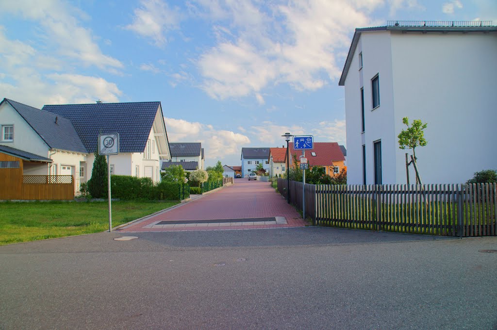 Bayernstraße, einer ruhigen Straße in Weiden.