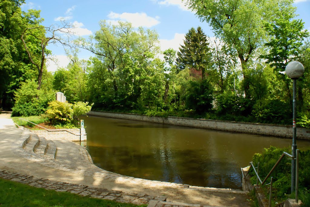 Flutkanal im Max-Reger-Park