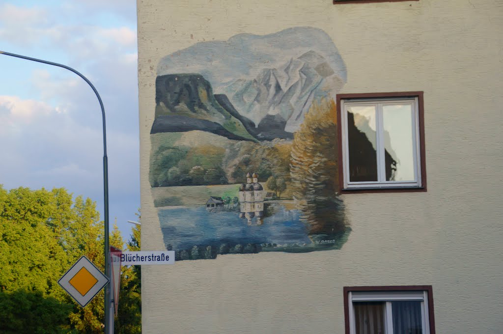 Wandbild auf Blücherstraße