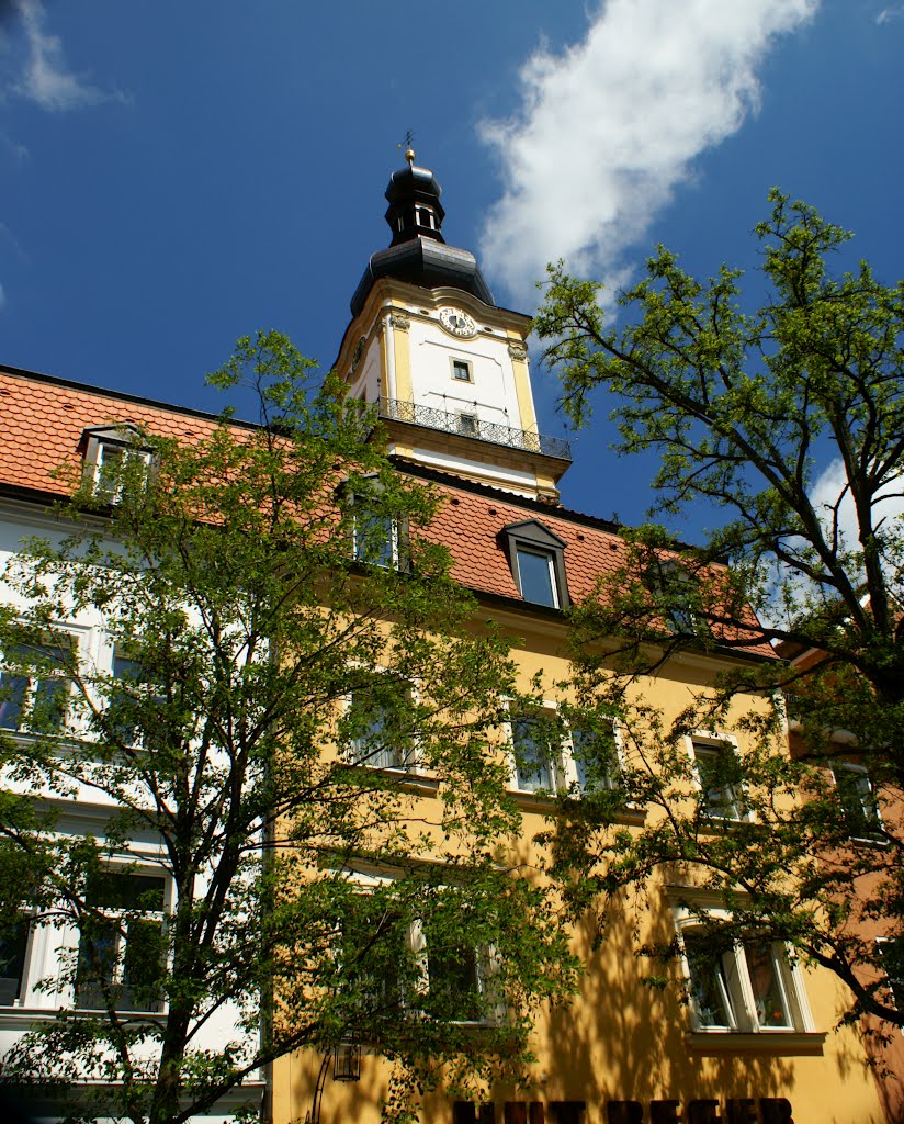 Der Kirchturm des St. Michael