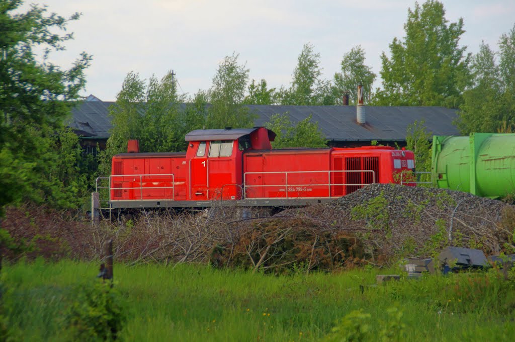 Ferngesteuerte Dieselrangierlokomotive (Remote-controlled diesel shunting locomotive)