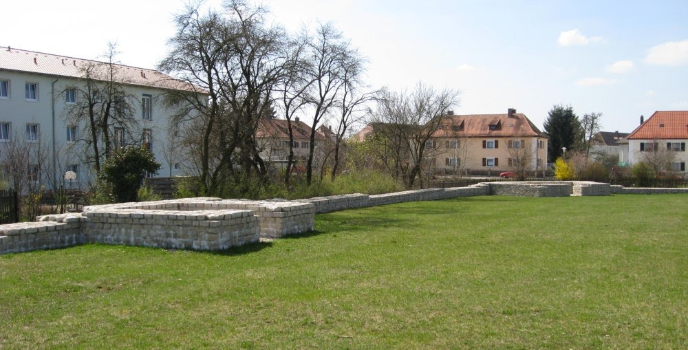 Römisches Kastell Biriciana - Südwestecke (04/2009)