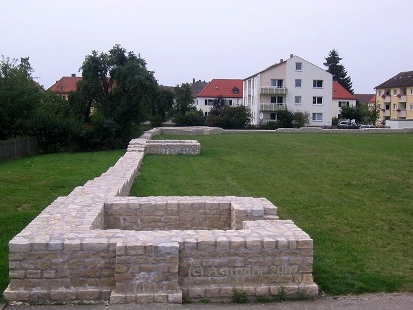 Römerkastell Biriciana in Weißenburg, Südtor (08/2007)