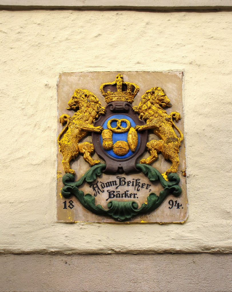Weißenburg in Bayern - Wappen des Bäckers Beiker