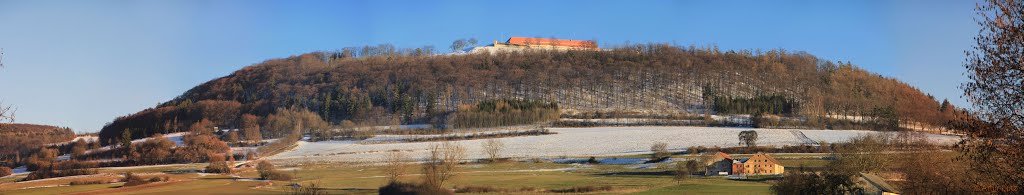 Die Wülzburg, strahlend mit neuem Glanz hoch über Weißenburg