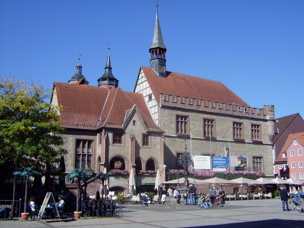 Weender Str. Altes Rathaus mit Gänseliesel