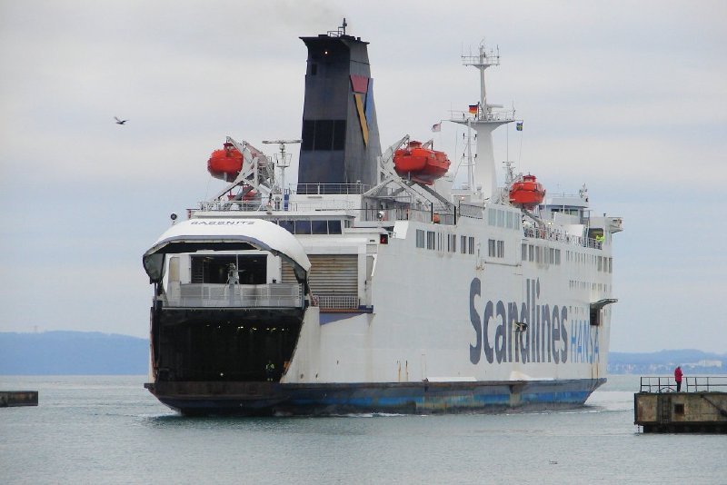 Sassnitz - Eisenbahnfähre Sassnitz im Heimathafen