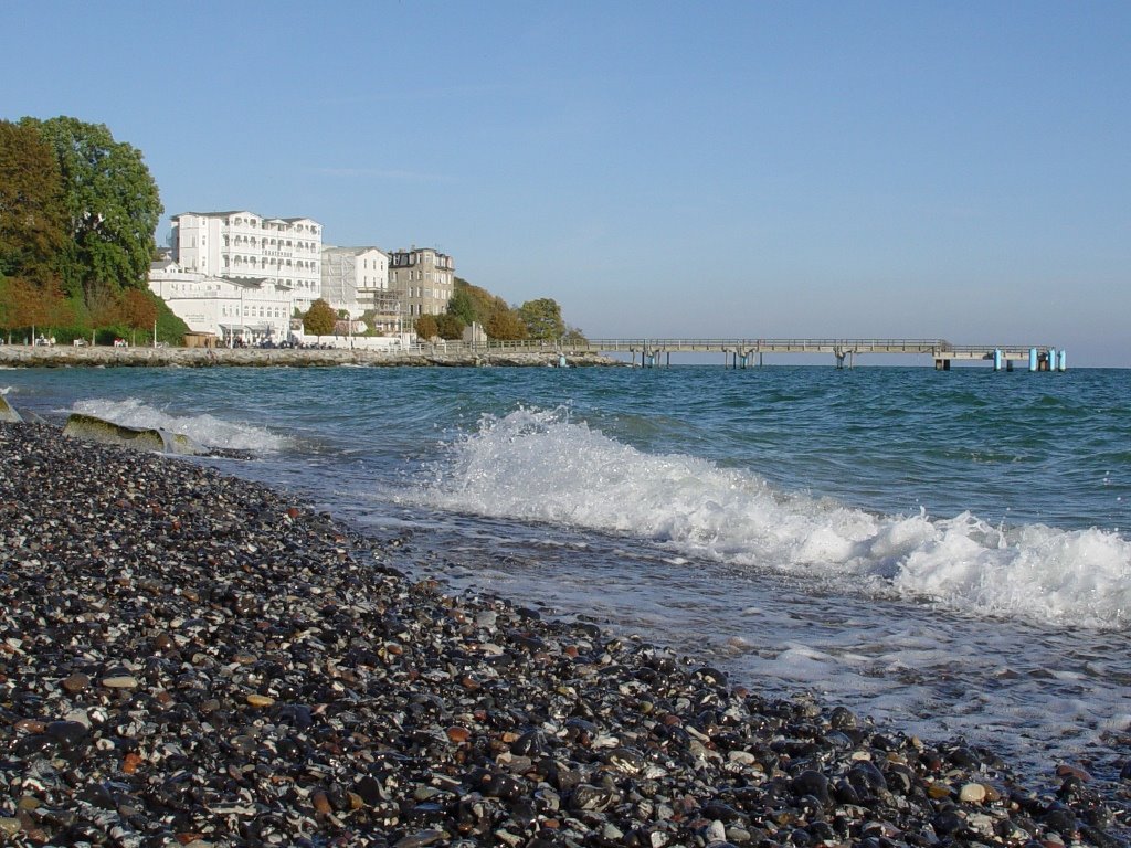 Sassnitz - Seebrücke und Hotel Fürstenhof