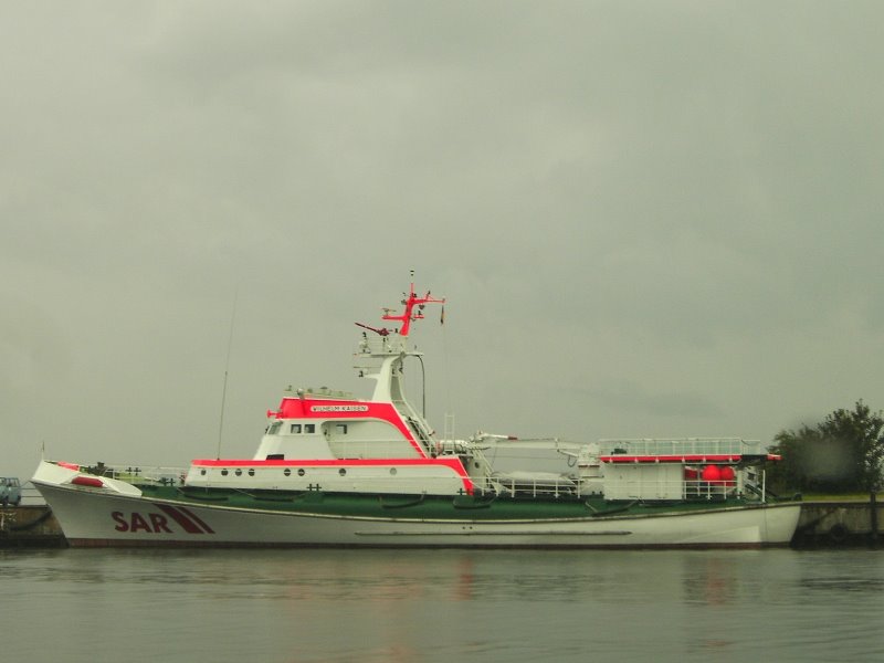 Seenotrettungskreuzer "Wilhelm Kaisen" im Sassnitzer Hafen