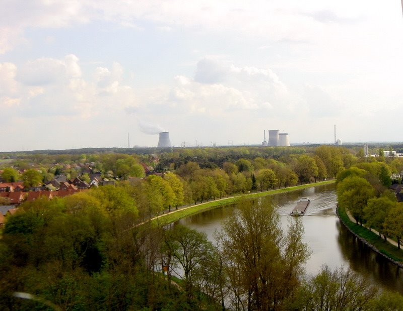 Dortmund Ems Kanal Nähe altem Hafen Lingen Emsland Niedersachsen 2008