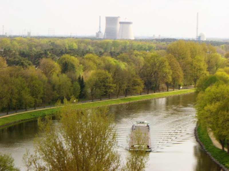 Dortmund Ems Kanal Nähe alter Hafen Lingen Emsland Niedersachsen 2008