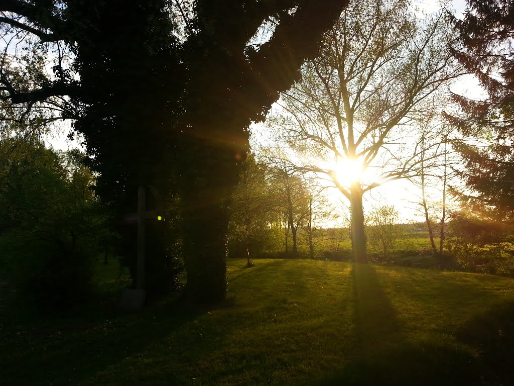 Der Ort Hammer in Oberbayern / Mühldorf / Nach der Arbeit (24.04.2014, Donnerstag)