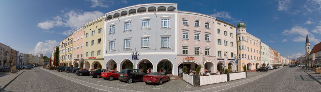 Mühldorf Panorama Stadtplatz