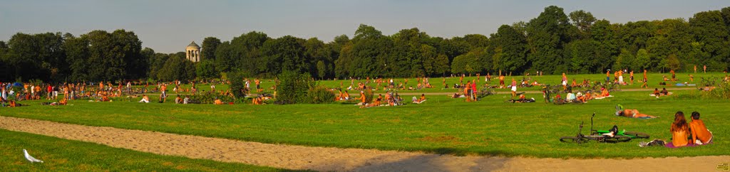 GER Muenchen Englischer Garten (Monopteros) [Naturist Area] Panorama by KWOT