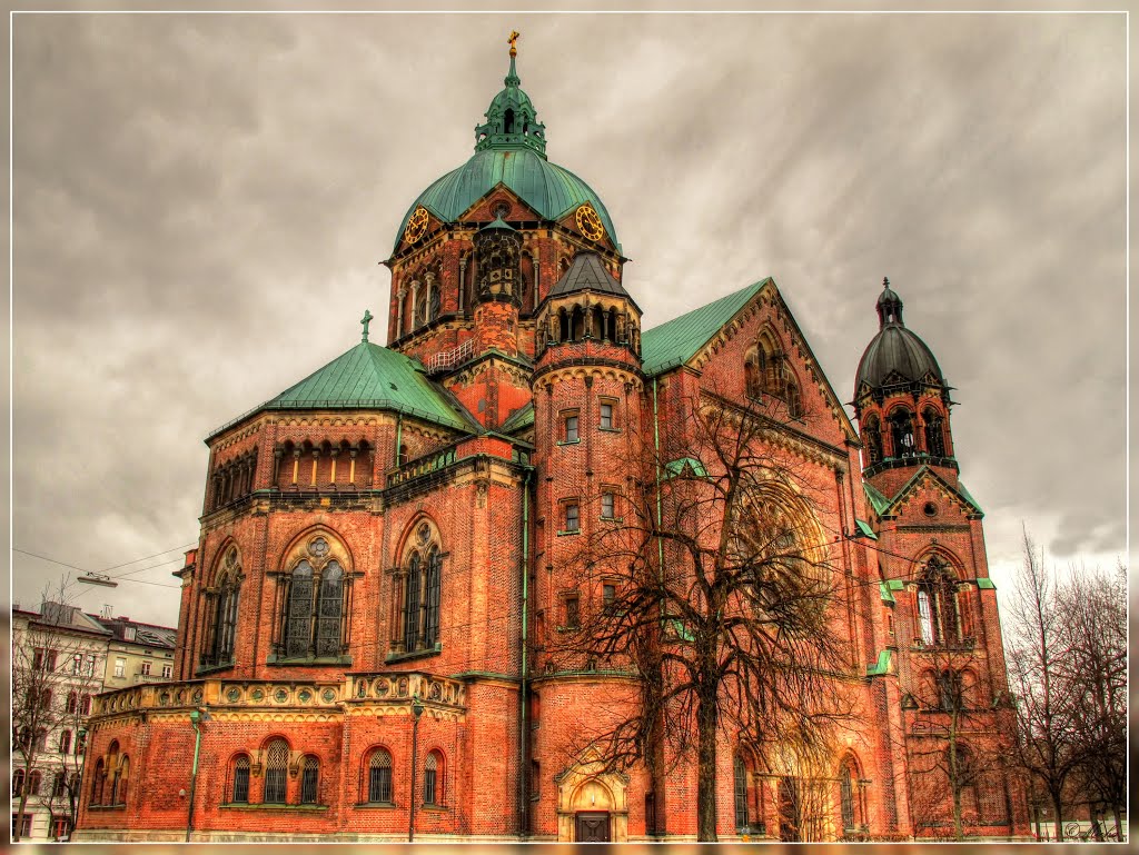 St. Lukas Kirche, München, built 1893-1896