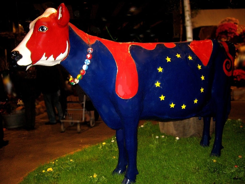 "Die Europa-Kuh" Blumenschau Oldenburg 2009