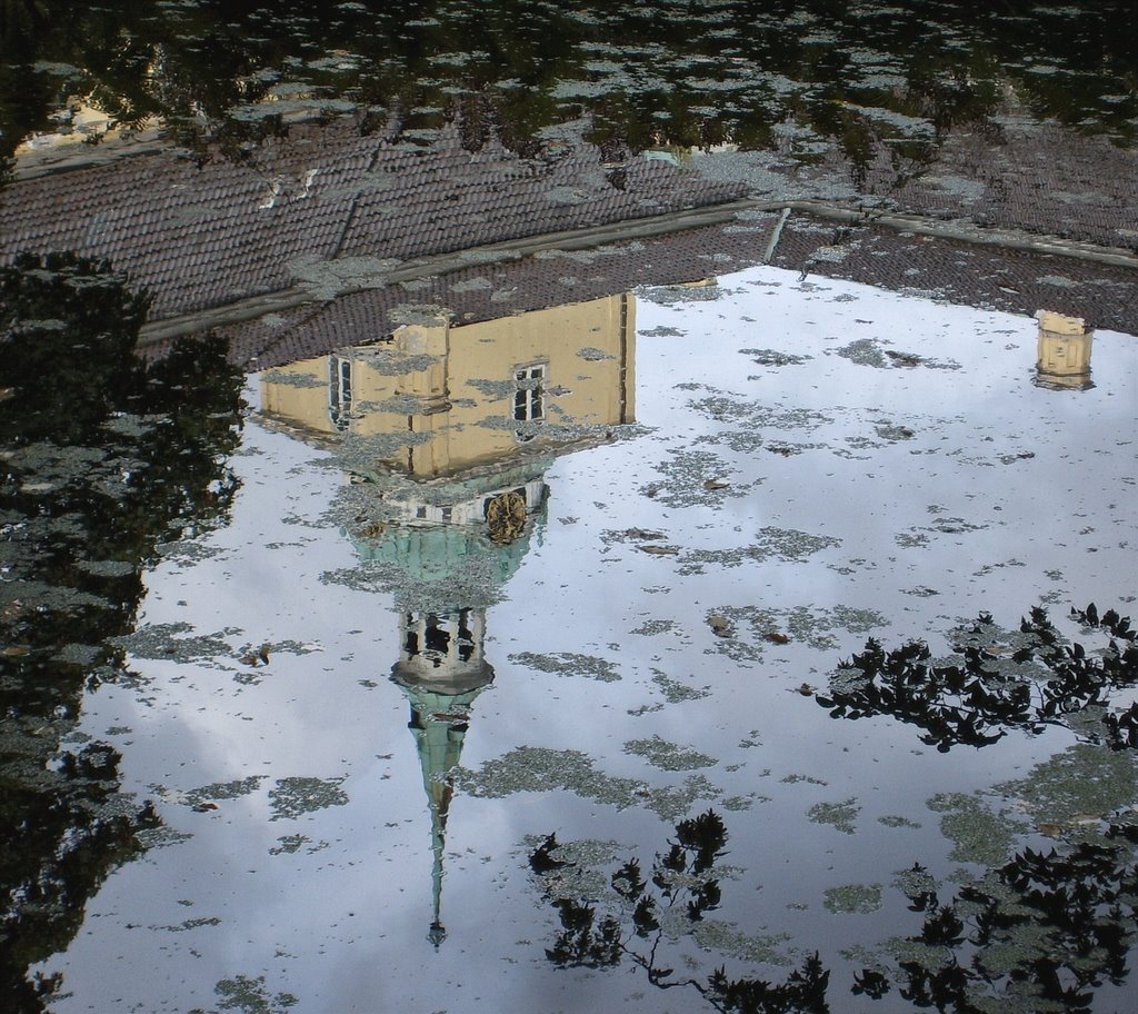 Schlossturm im Teich / Castle tower in the pond - Oldenburg