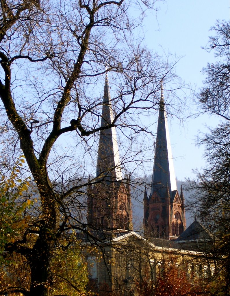 Freiburg Towers of St. Johannes Church ¦ pilago