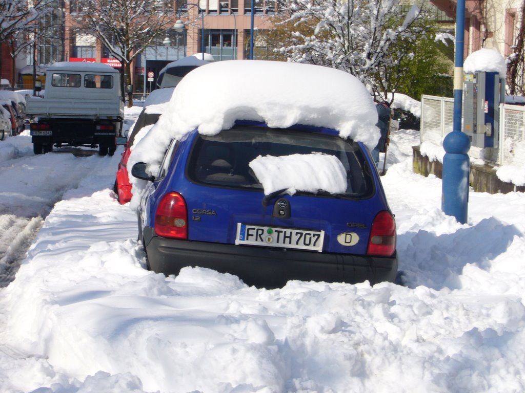 Freiburg nach dem Schneefall ¦ pilago