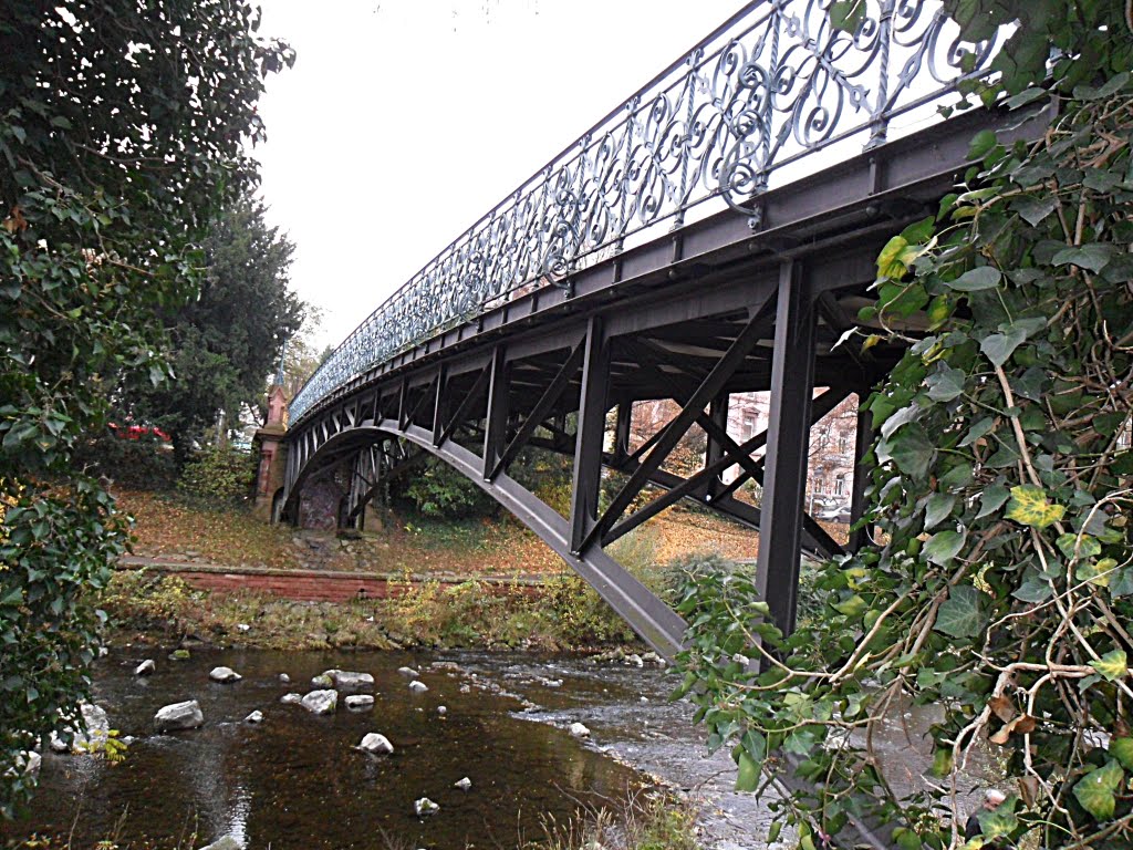 Freiburg - Luisen Steg über die Dreisam - erbaut 1900 - erneuert 1989 -