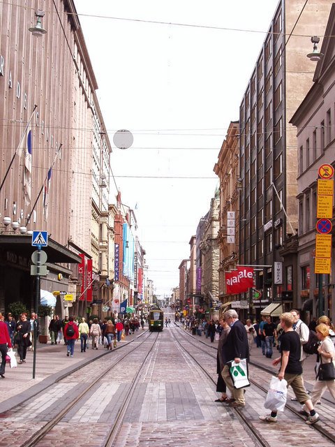 353 Strasse im Zentrum Helsinkis