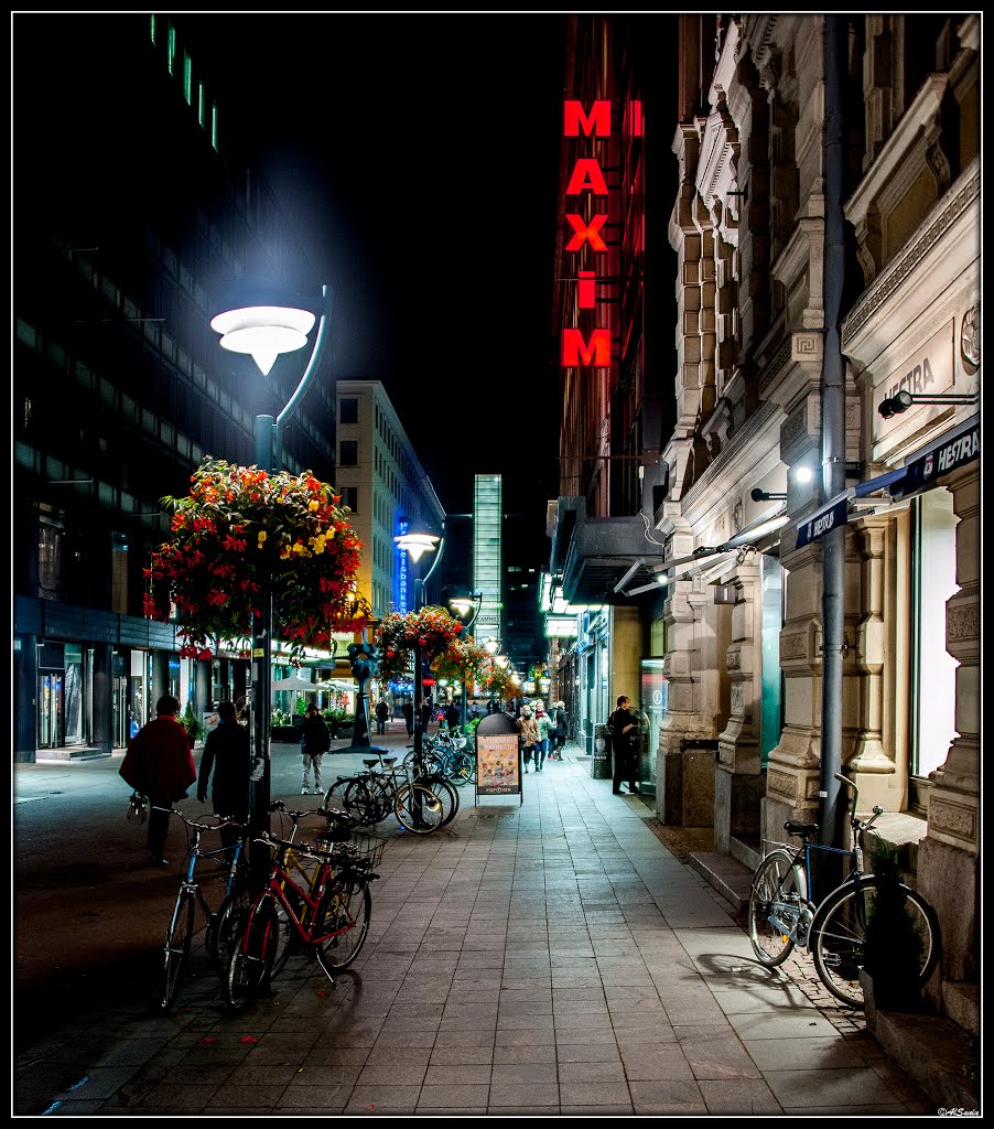 Night life. Helsinki. Finland 2013.
