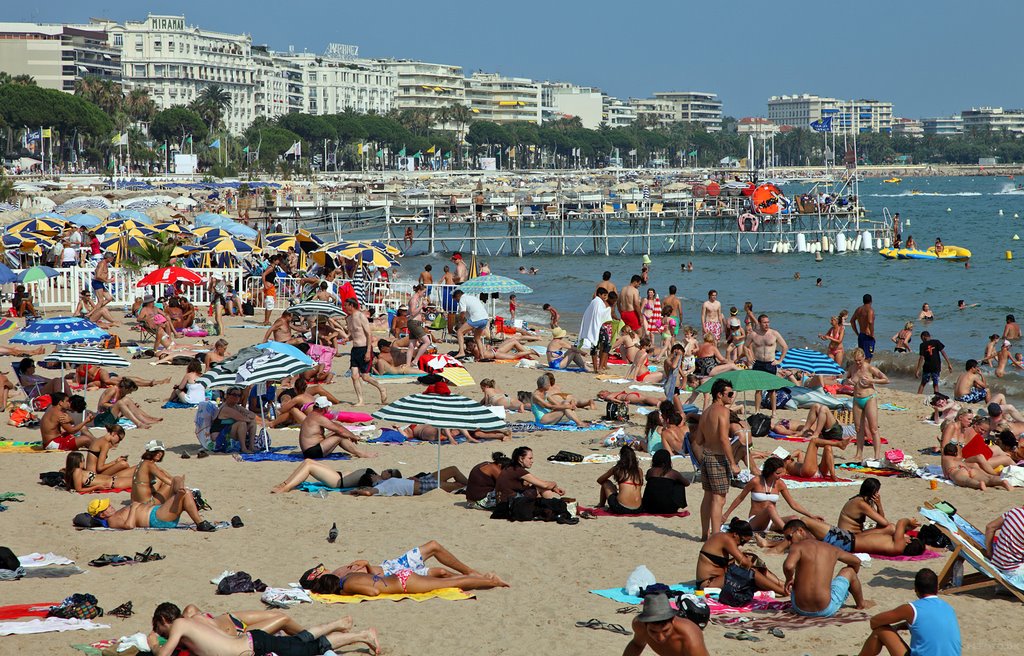 Cannes. Plage de la Croisette
