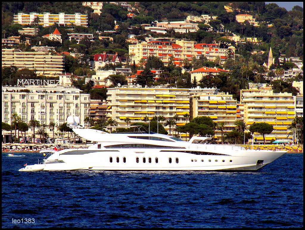 Cannes from the sea..© by leo1383