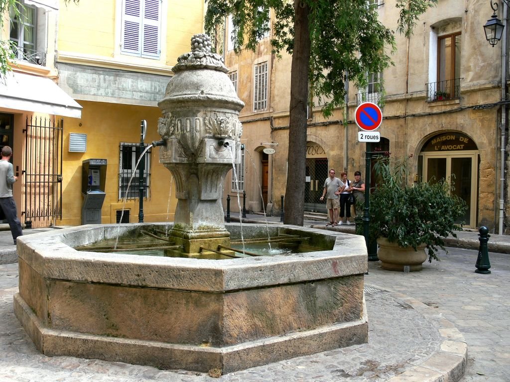 Fontaine à Aix