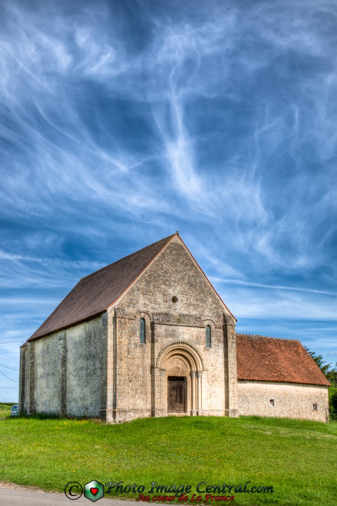 Eglise Saint-Paul. Saint-Georges-de-Poisieux, Cher.