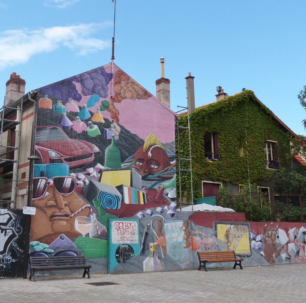 Street art,Vitry/Seine.