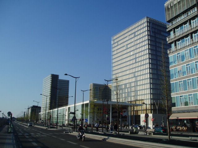 Avenue de France et Bibliothèque nationale de France
