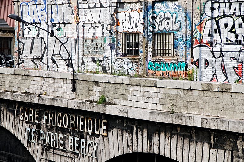 Refrigerating railway station of Paris Bercy