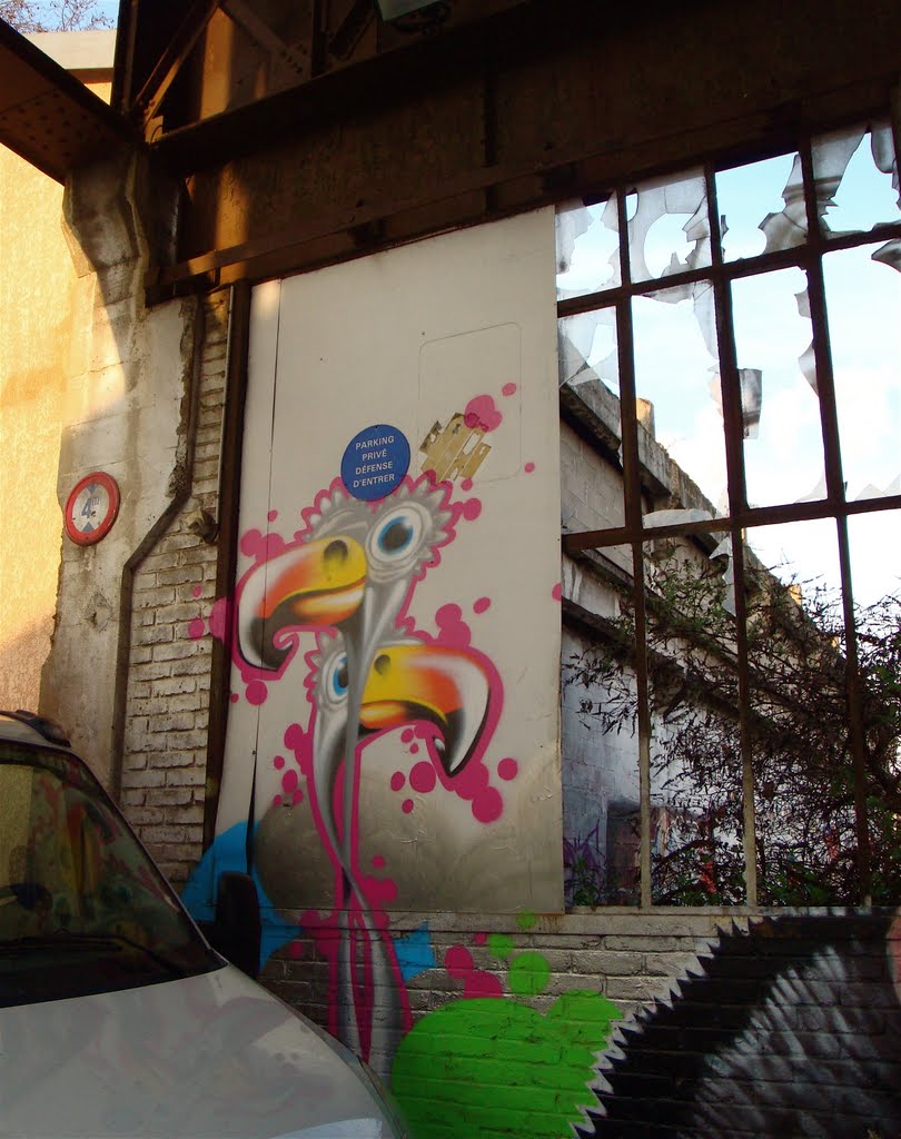 Dodos psychédéliques sur leur parking privé