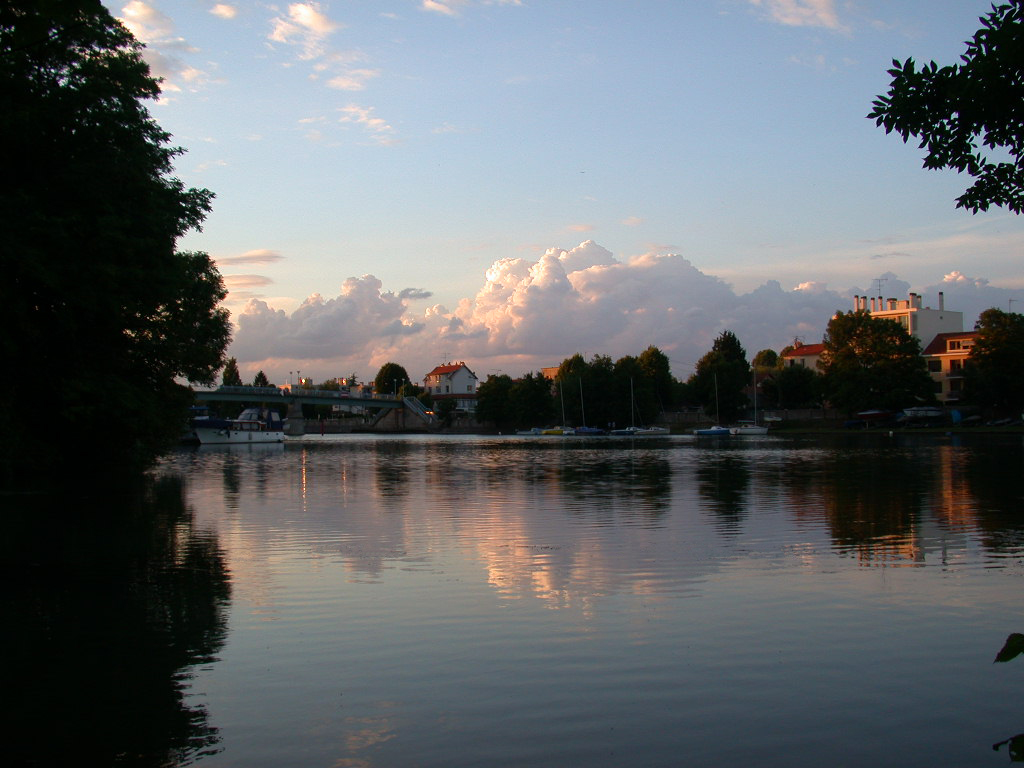 La Marne depuis lIle Ste Catherine