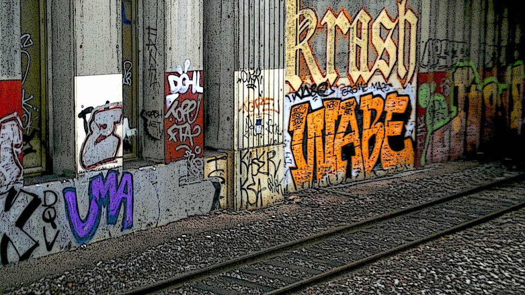 Street Art and Train