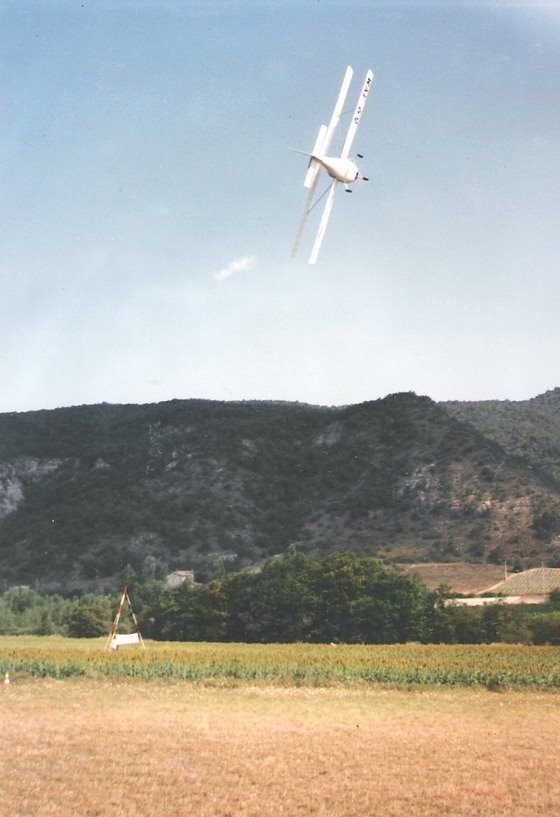 Course aux pylones en ULM (Mistral ici)