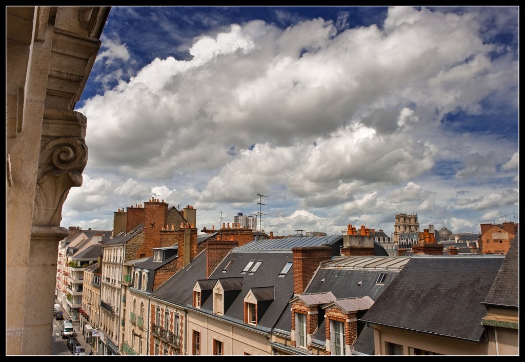 Vue du 9 rue Poullain Duparc, 4ème étage