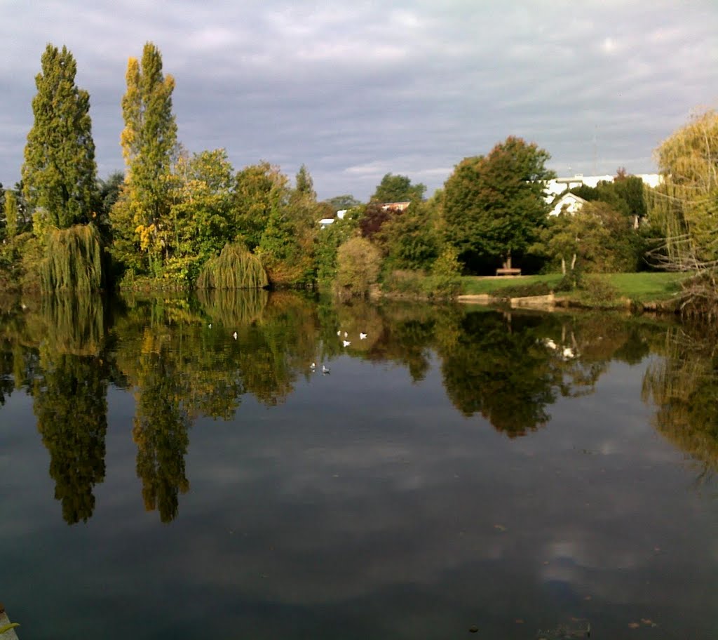 In the small city, the life is peacefull. To look at the full screen.