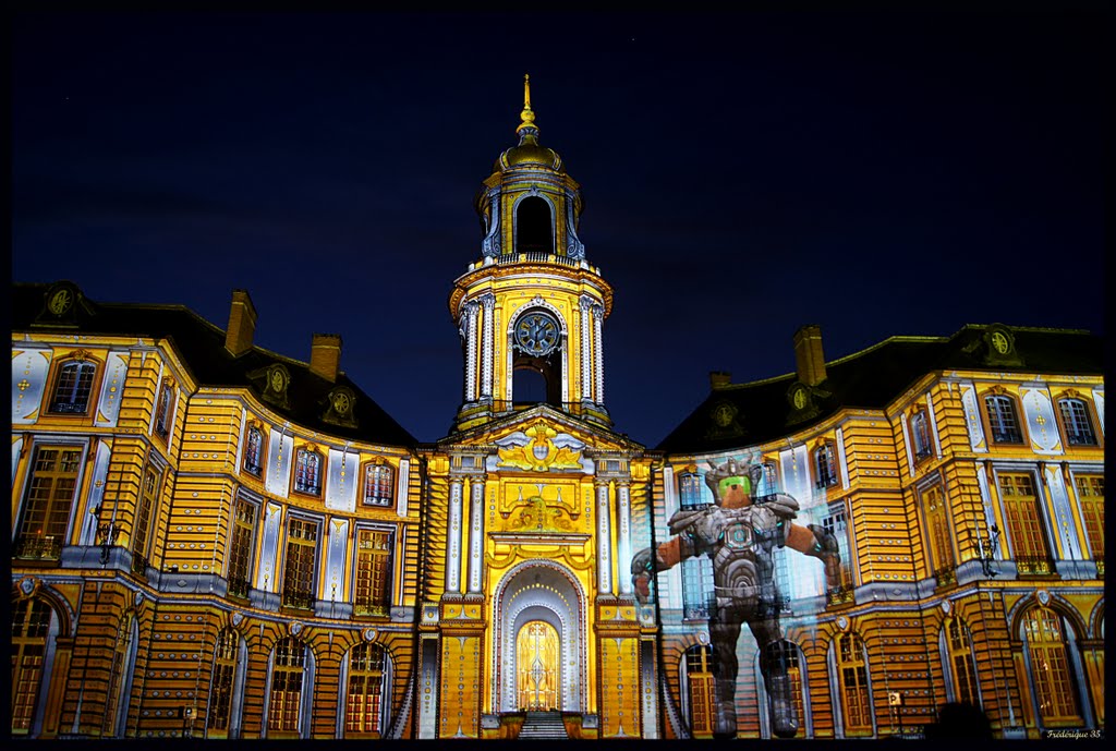 Mairie de Rennes " Son et Lumière du 18 Décembre 2011 "