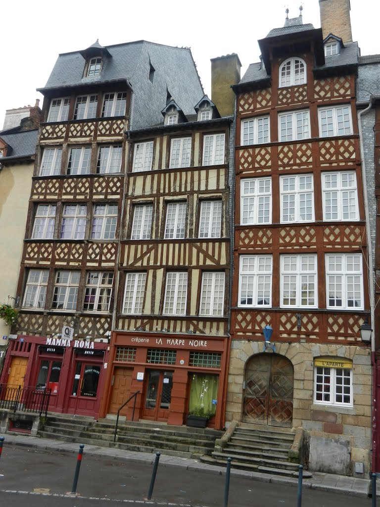 Ma ville, Rennes. Place du Champ Jacquet.