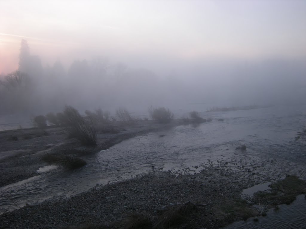 Montrond les Bains, la loire au matin